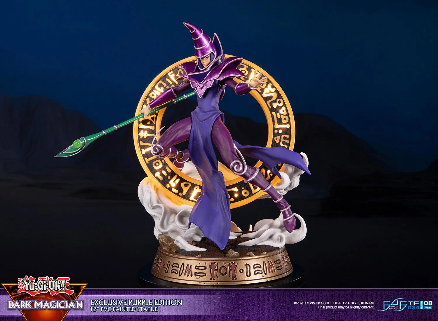 First 4 Figures Yu-Gi-Oh Dark Magician statueta PVC Purple Exclusive