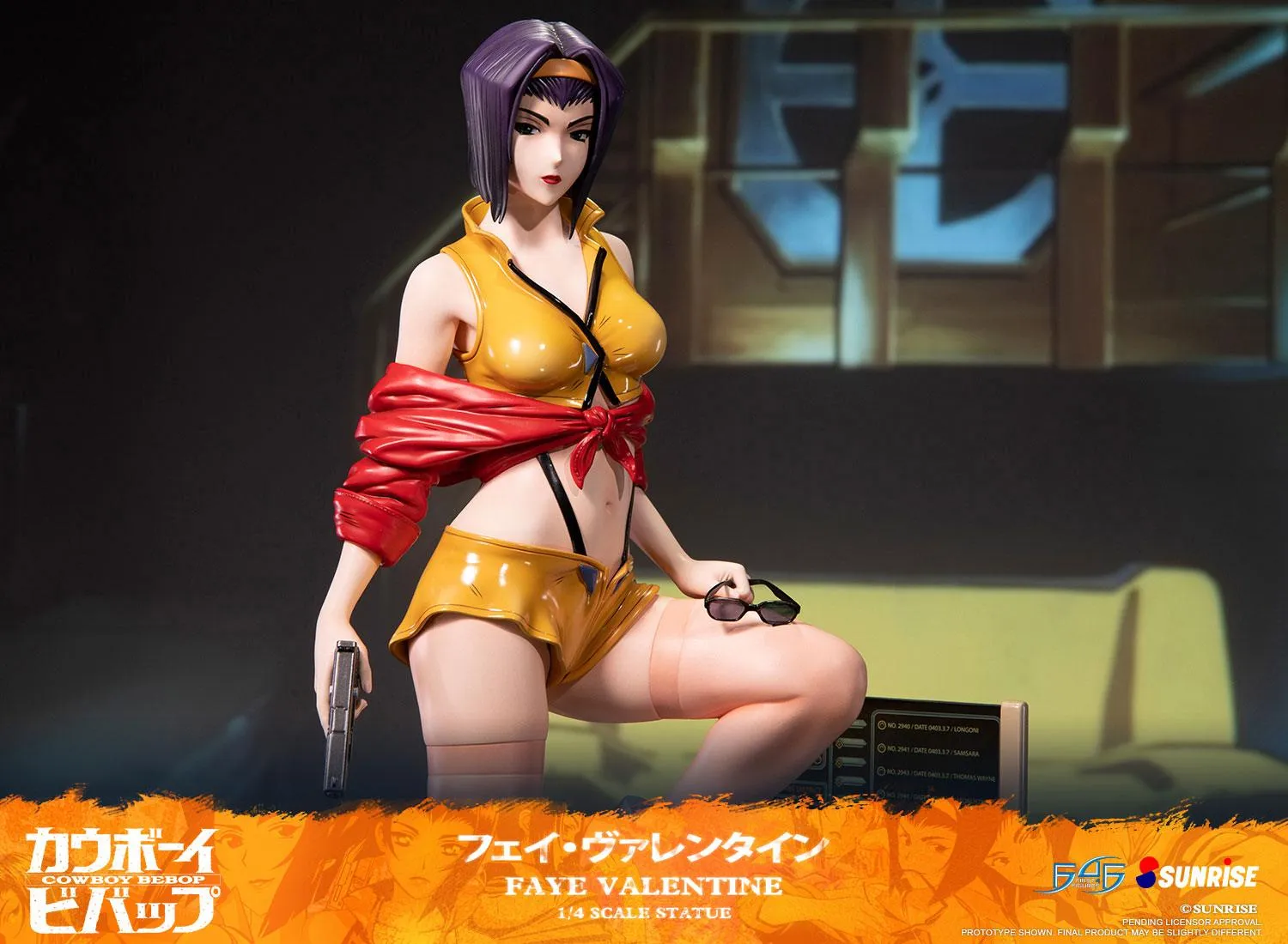 First 4 Figures Cowboy Bebop Faye Valentine statuie Standard Edition 1/4