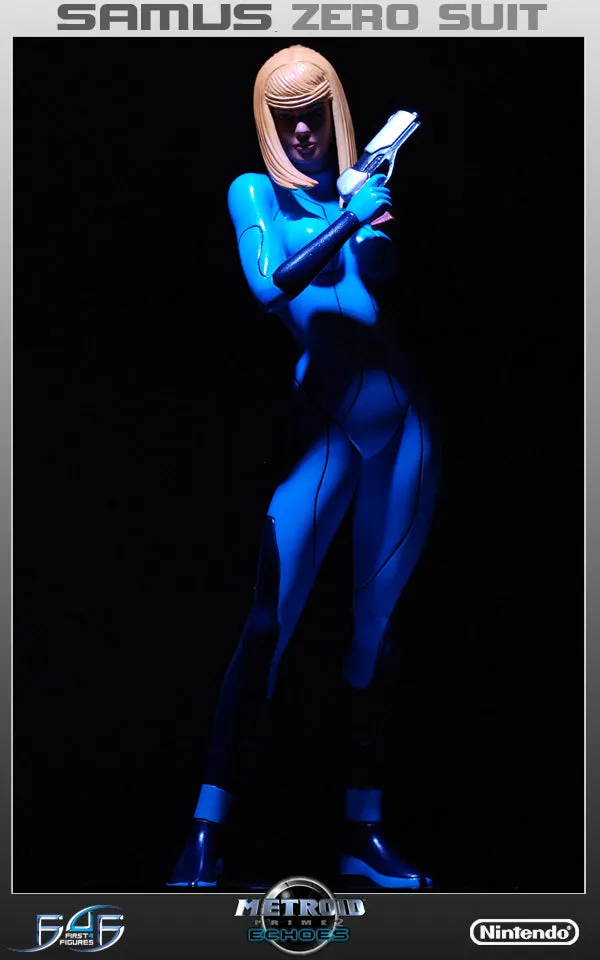 First 4 Figures Metroid Zero Suit Samus statuetă limitată