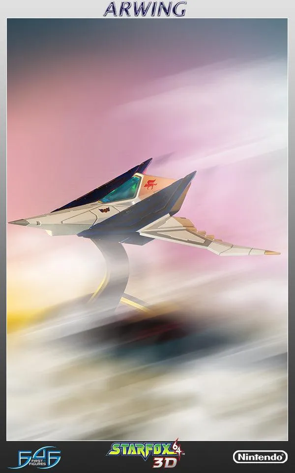 First 4 Figures Star Fox Arwing statueta polystone 45 cm