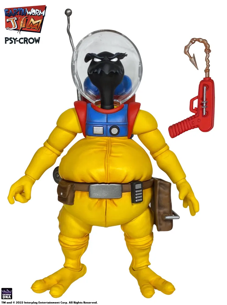 Premium DNA Earthworm Jim Psy-Crow figurina articulata