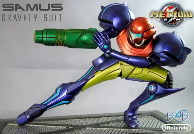 First 4 Figures Metroid Samus Gravity Suit statueta 250 buc