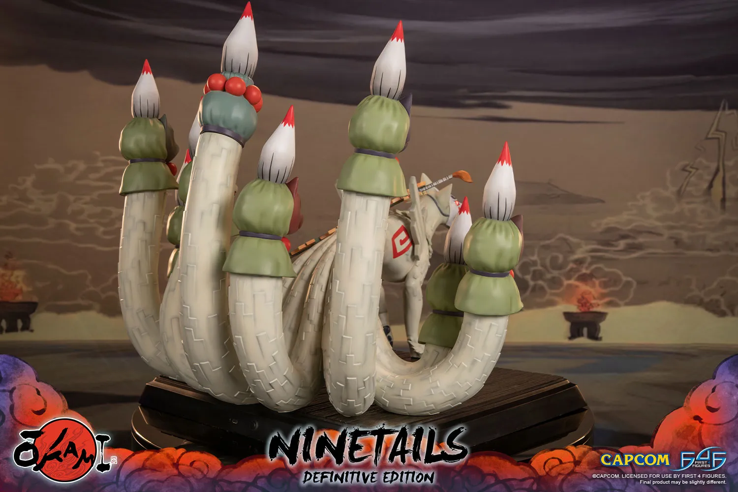 First 4 Figures Okami Ninetails statueta Definitive Edition LED