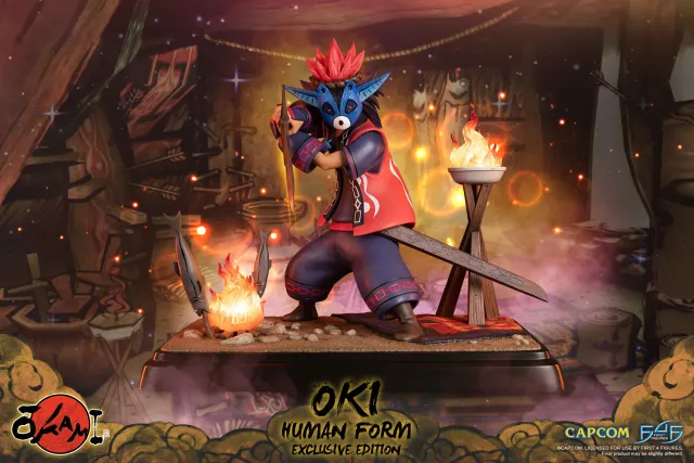First 4 Figures Oki Human statuetă LED Exclusive 38 cm