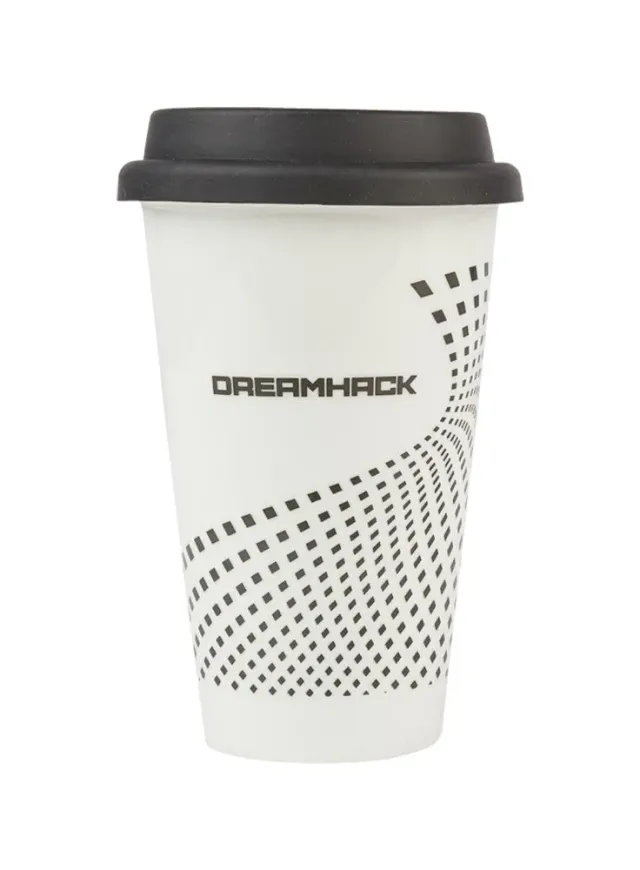 DreamHack cana Coffee-to-Go alba 30cl portelan