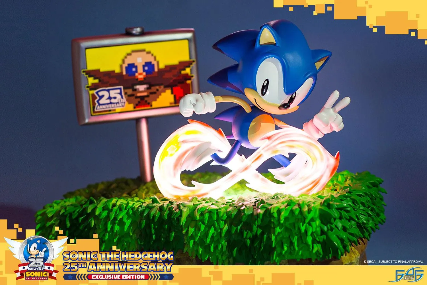 First 4 Figures Sonic 25th Anniversary statuetă Exclusive Green Hill