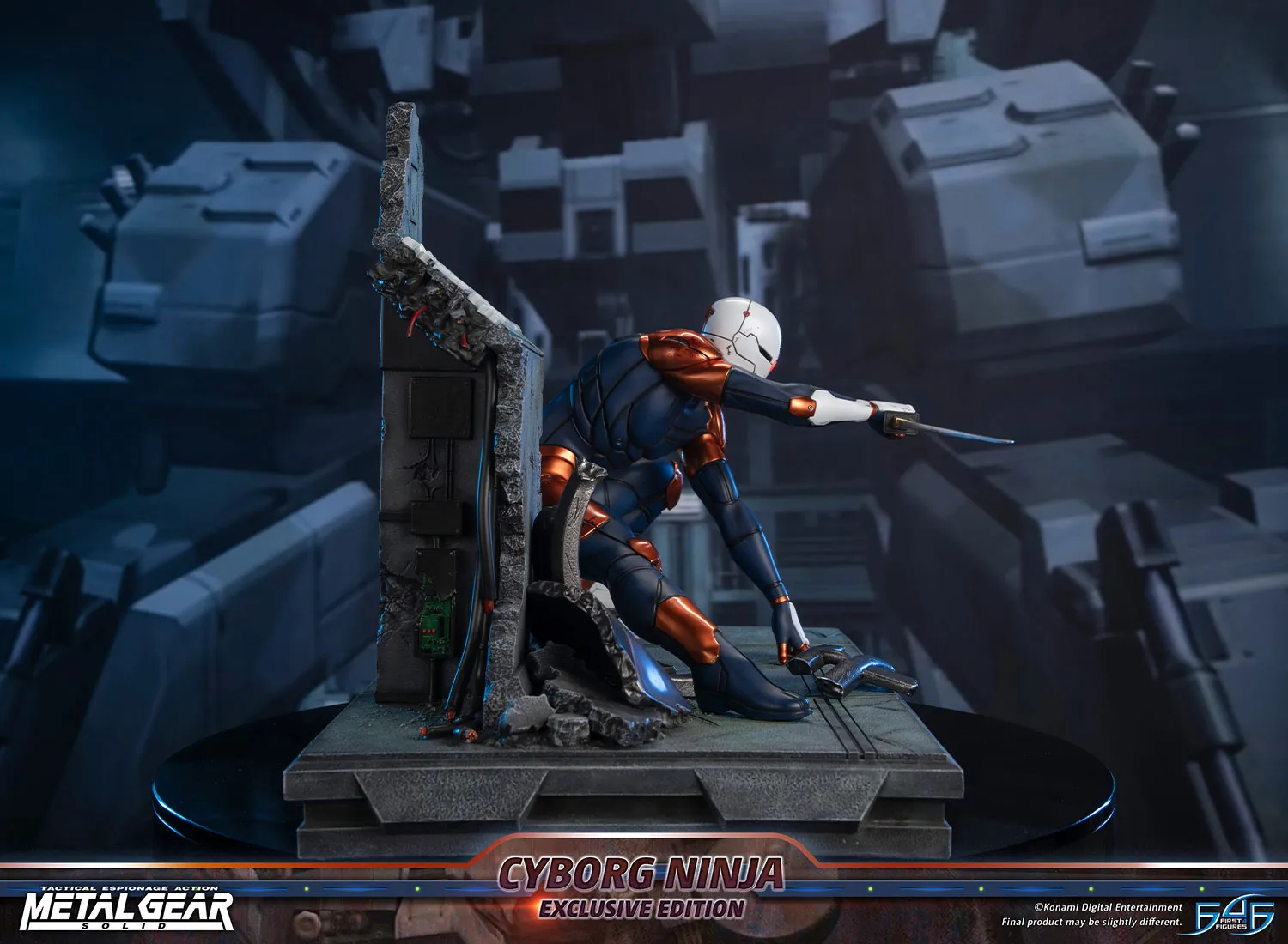 First 4 Figures Metal Gear Solid Cyborg Ninja statueta LED
