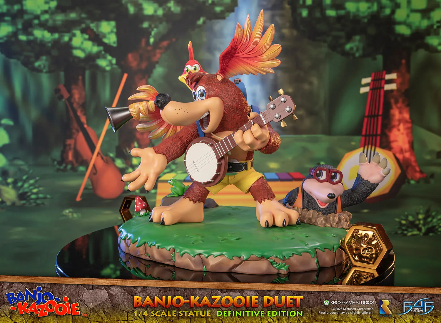 First 4 Figures Banjo-Kazooie Duet statuetă rășină Definitive 1/4