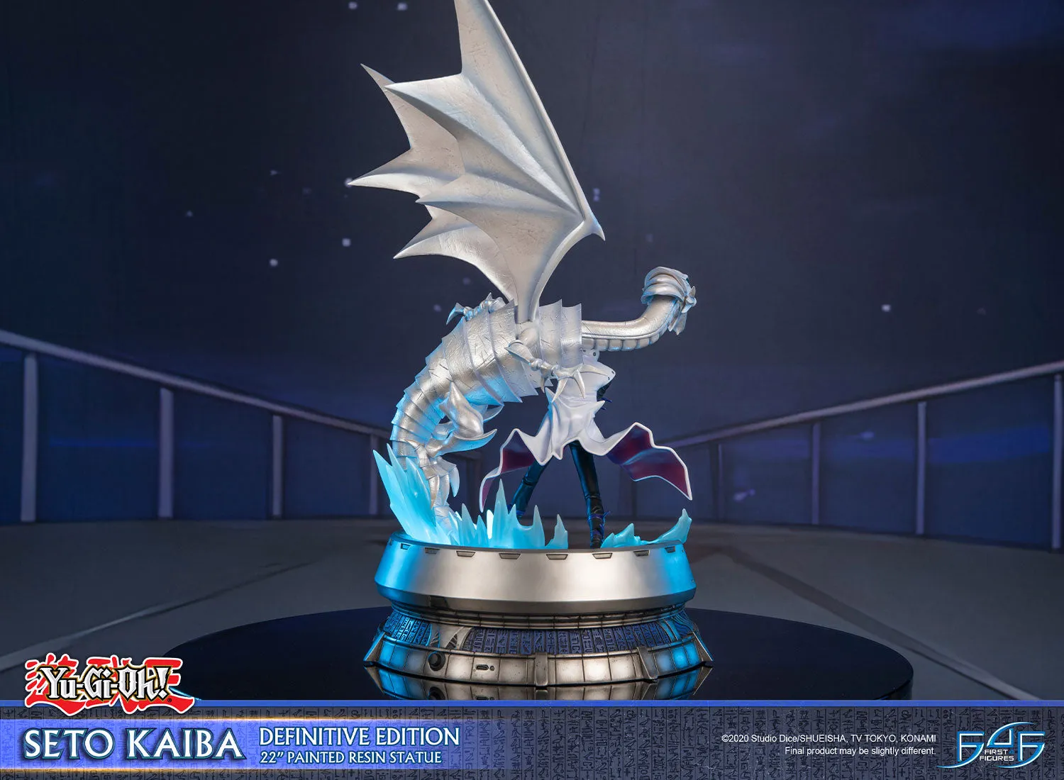 First 4 Figures Yu-Gi-Oh Seto Kaiba statuetă Definitive LED