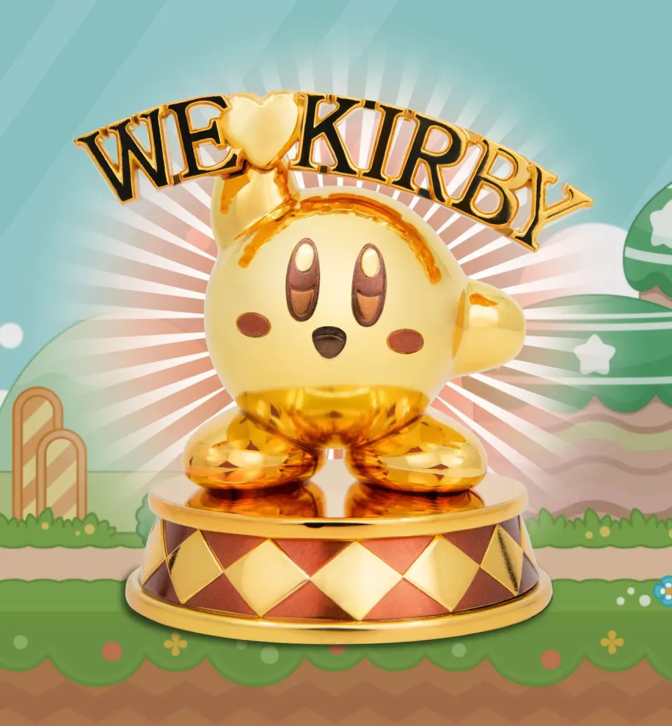 First 4 Figures Kirby We Love Kirby statuetă Gold Edition metal