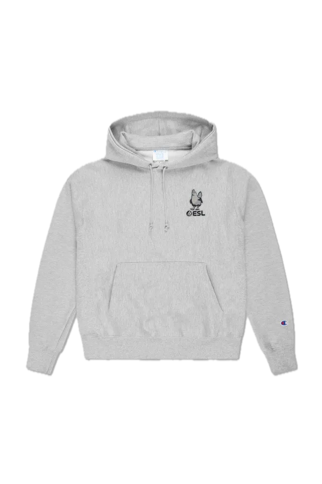 ESL x Champion Patch hanorac gri fleece 400