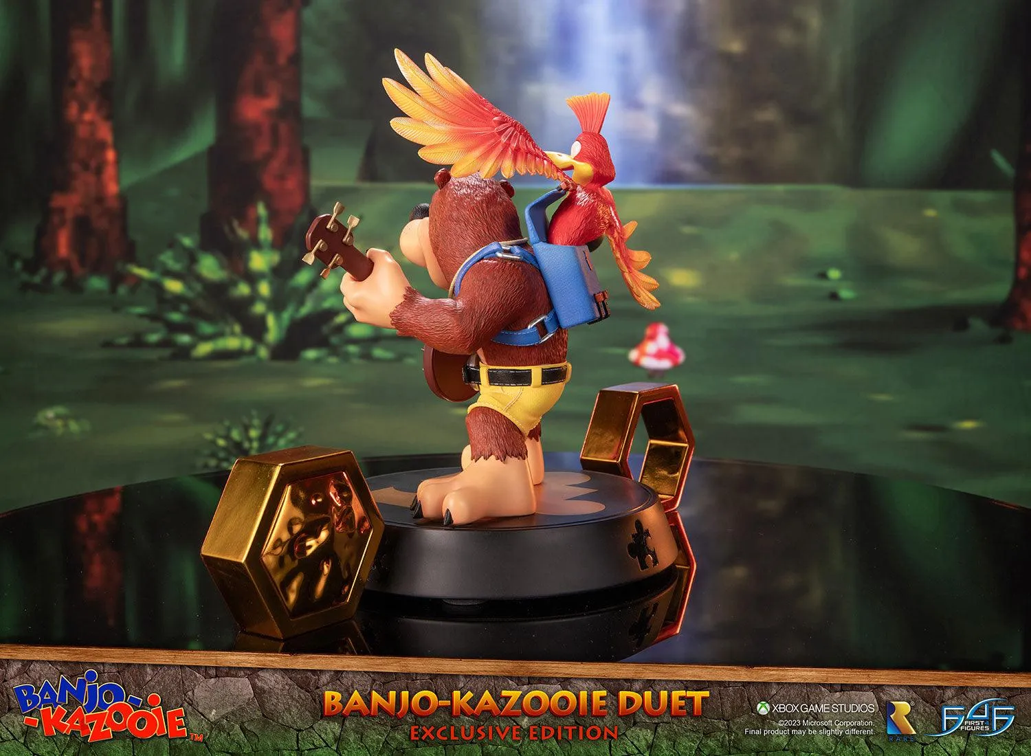 First 4 Figures Banjo-Kazooie Duet statueta Exclusive Edition rasina