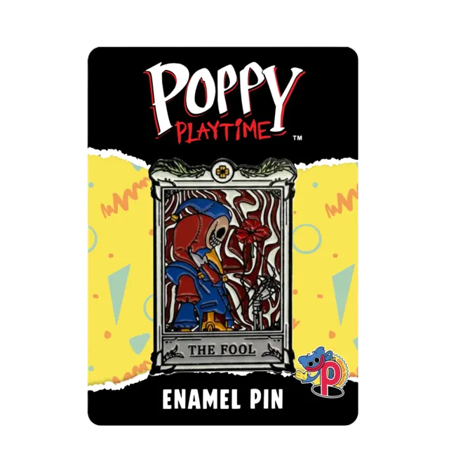 Huggy Wuggy Poppy Playtime The Fool pin metalic colectionari