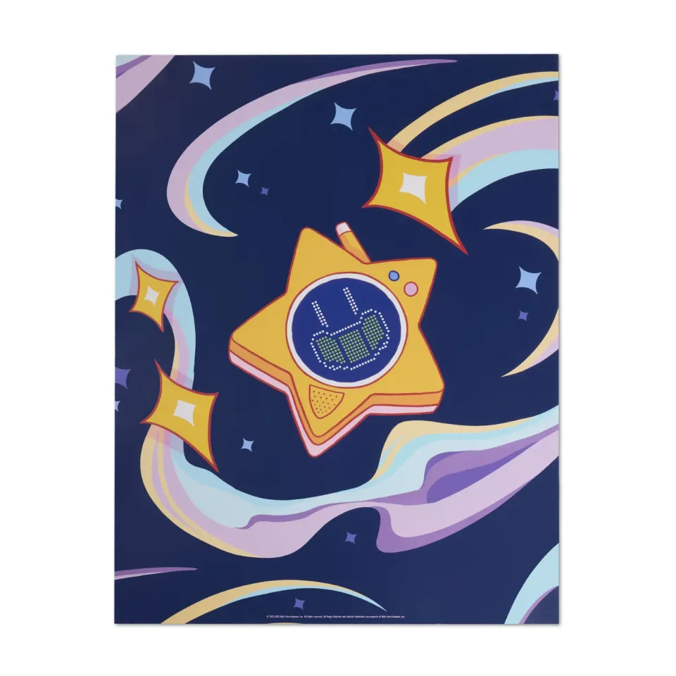 Huggy Wuggy Poppy Playtime Glowby poster 18x24