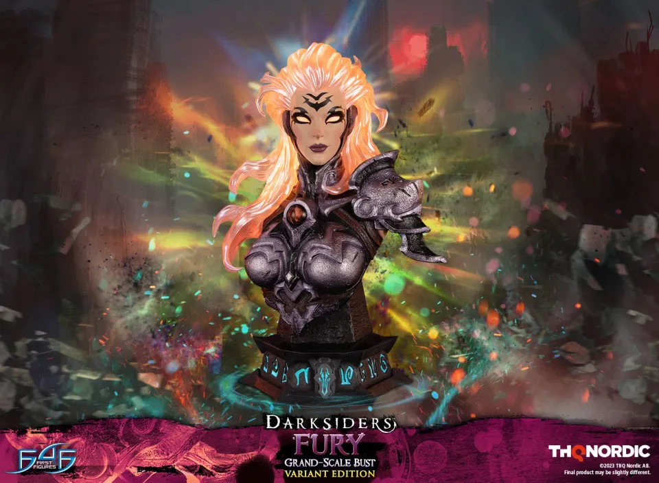 First 4 Figures Darksiders Fury Bust Variant statuetă LED
