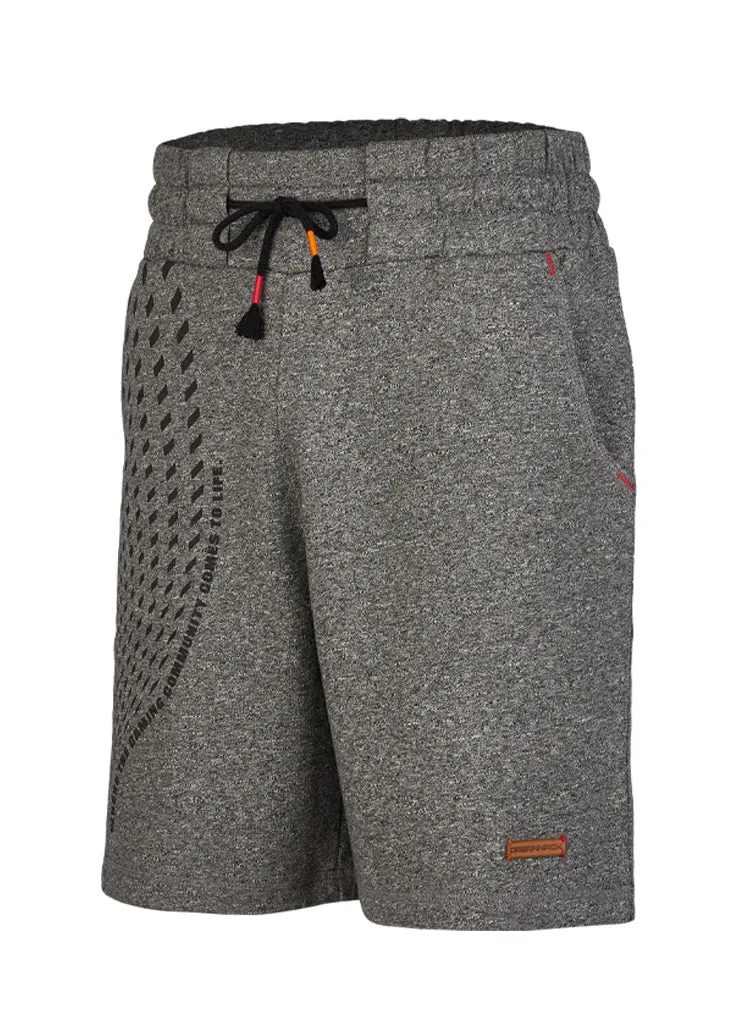 DreamHack Community Sweatshorts pantaloni gri bumbac 100%