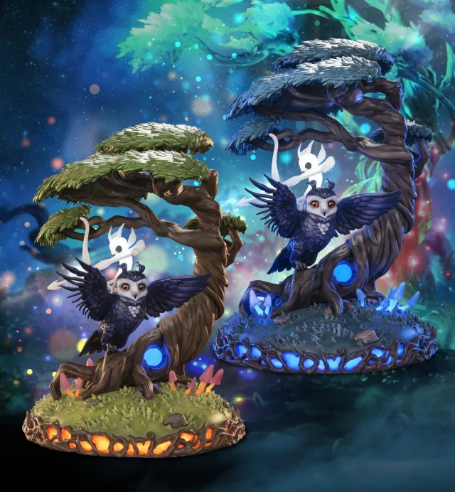 First 4 Figures Ori and the Will of the Wisps Ori and Ku statueta Combo LED