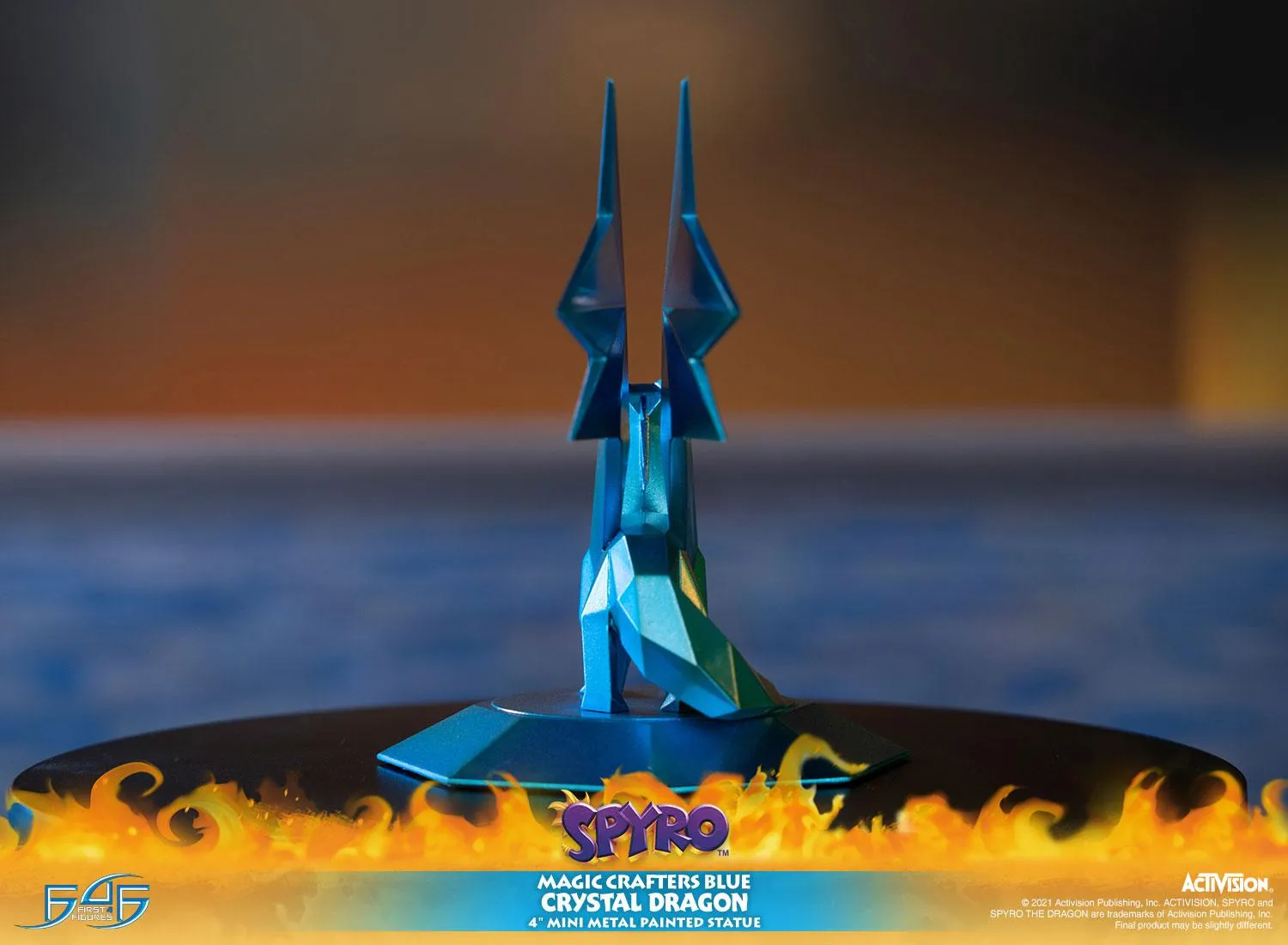 First 4 Figures Spyro Magic Crafters statuetă metal albastru