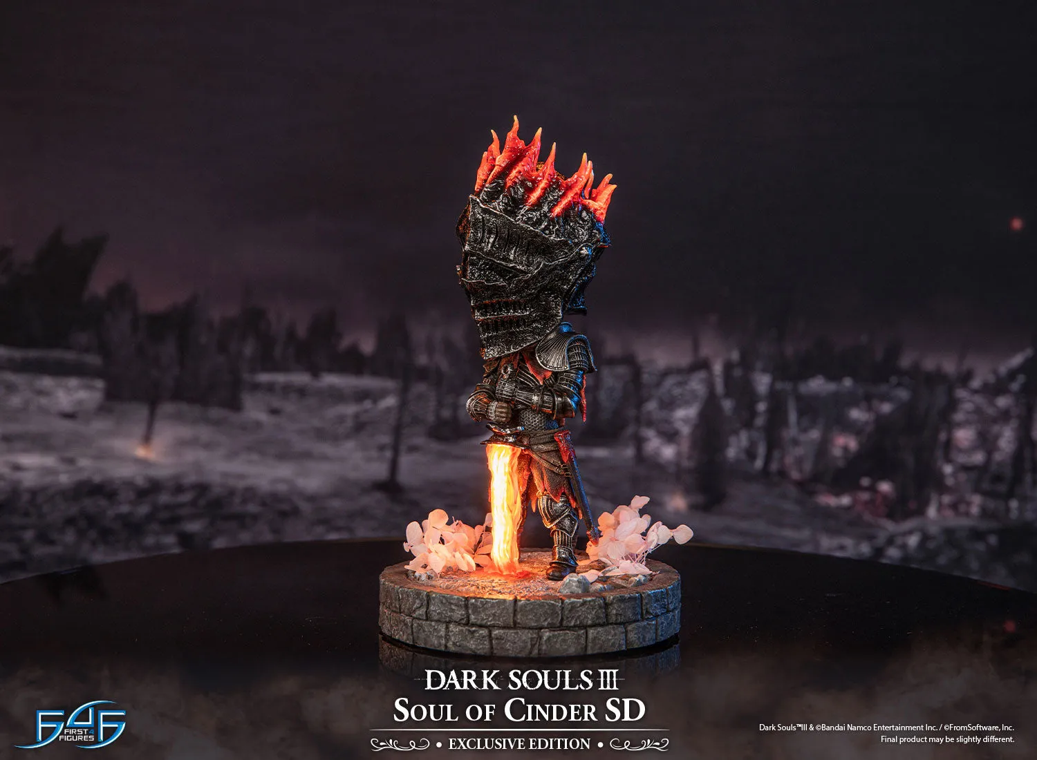 First 4 Figures Dark Souls Soul of Cinder statuetă SD LED
