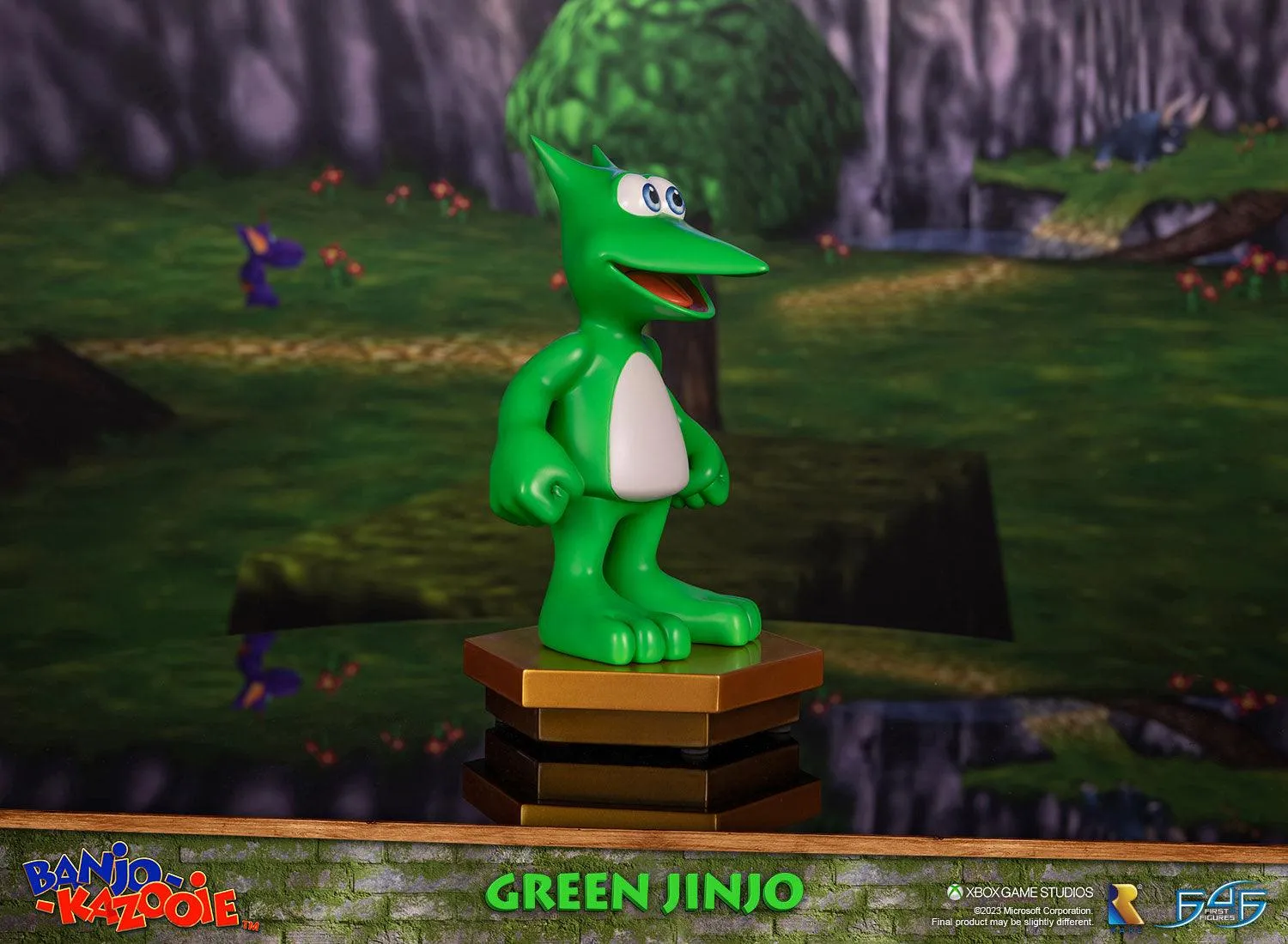 First 4 Figures Banjo-Kazooie Green Jinjo statuetă rășină