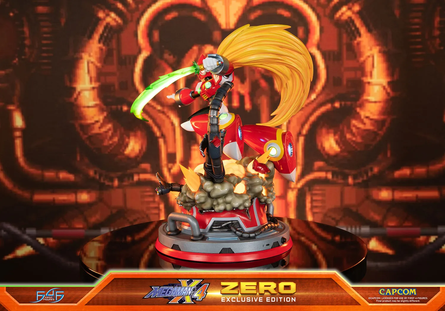 First 4 Figures Mega Man X Zero statueta Exclusive LED