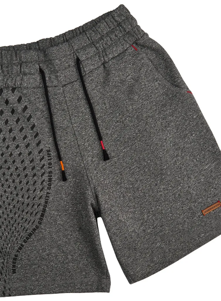 DreamHack Community Sweatshorts pantaloni gri bumbac 100%