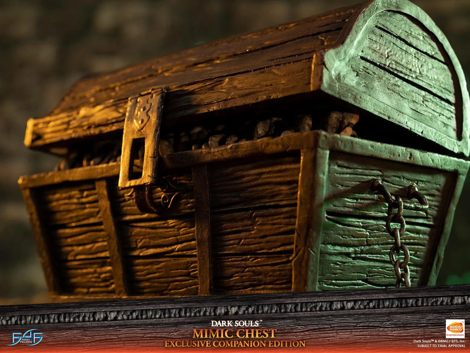 First 4 Figures Dark Souls Mimic Chest statuetă Companion LED