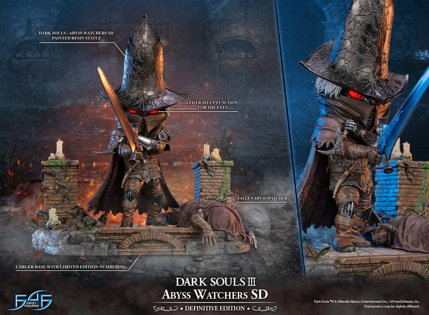 First 4 Figures Abyss Watchers SD statuetă rășină Definitive Edition