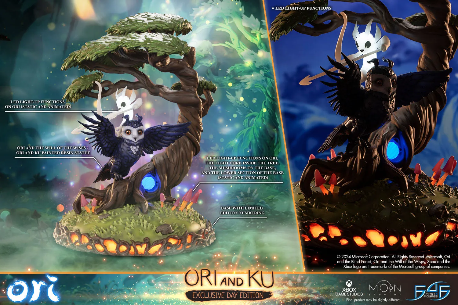 First 4 Figures Ori Ku statueta Exclusive Day Variation LED rasina