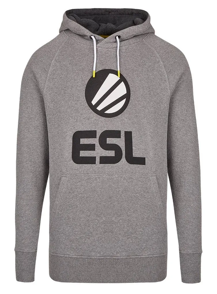 ESL Pullover Hoodie hanorac gri închis bumbac 330g