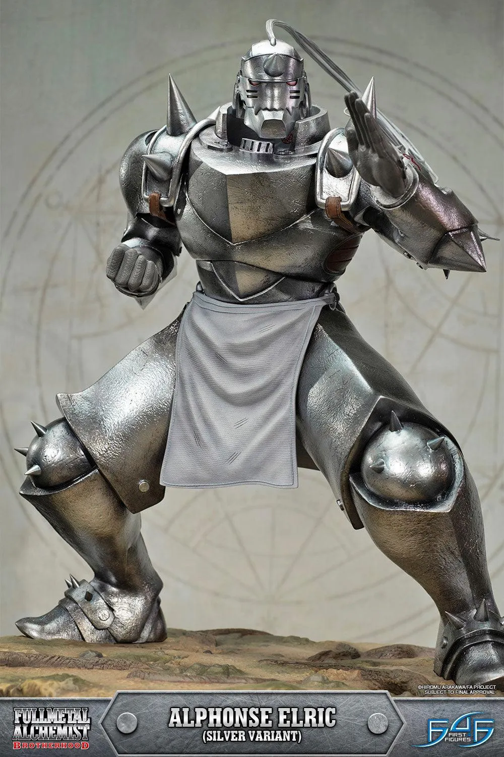First 4 Figures Fullmetal Alphonse statueta Silver din rasina