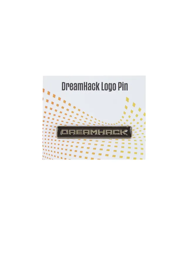 ESL Gaming DreamHack Logo Pin negru 4 cm