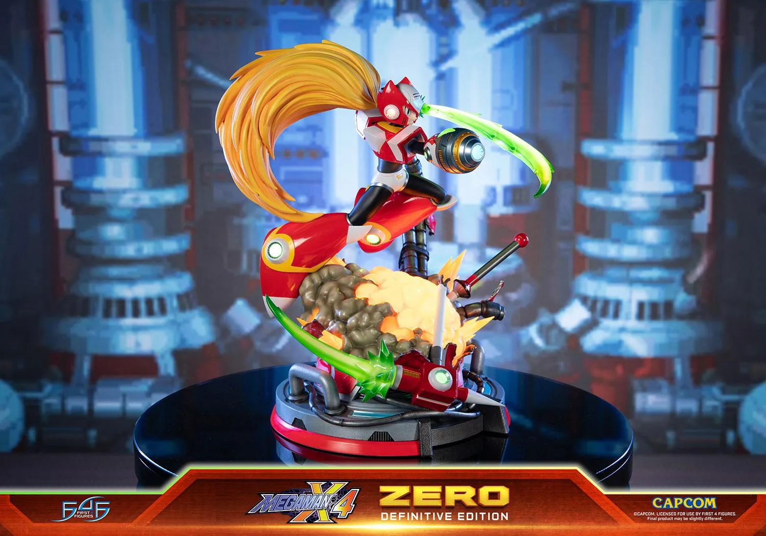 First 4 Figures Mega Man X Zero statuetă rășină Definitive