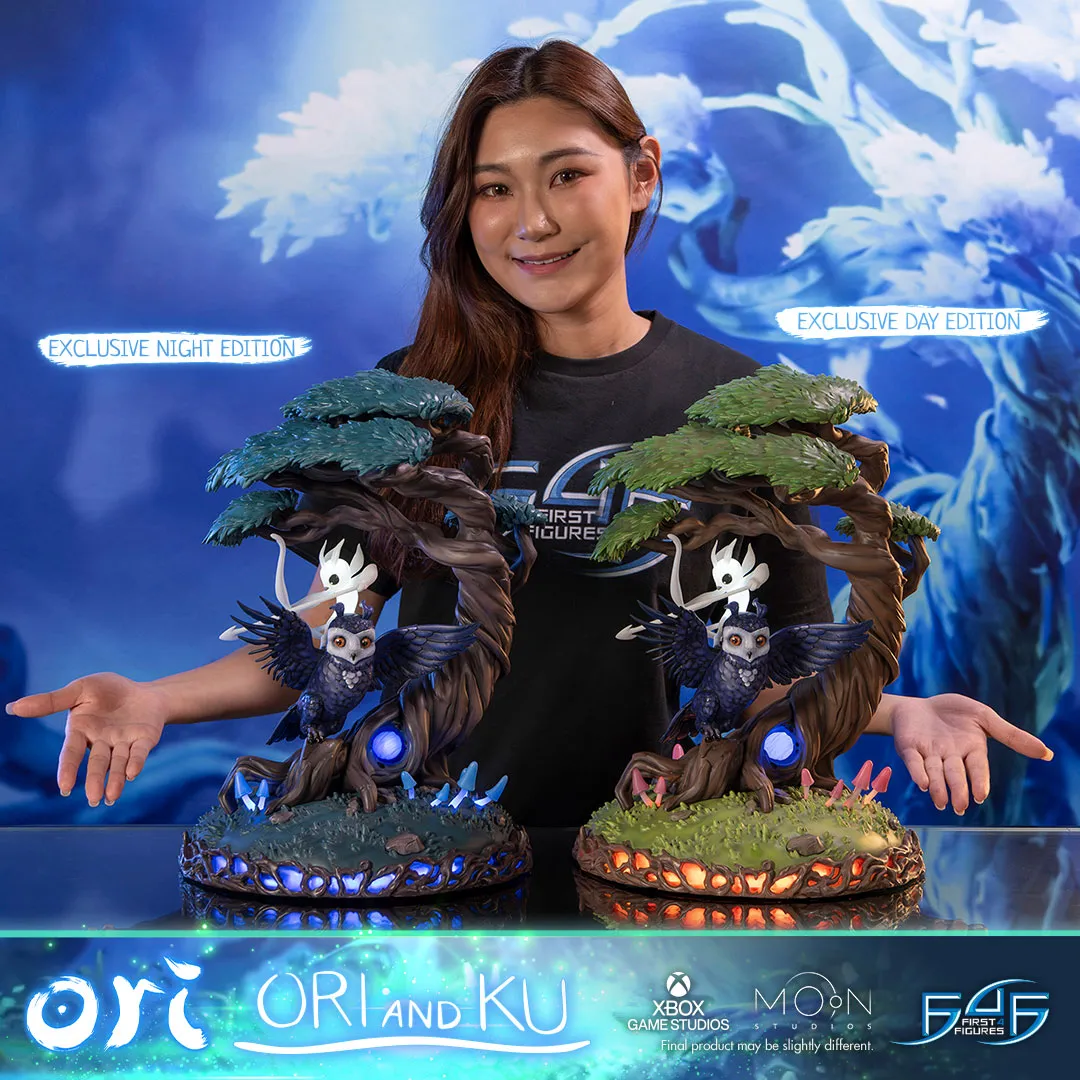 First 4 Figures Ori and the Will of the Wisps Ori and Ku statueta Combo LED