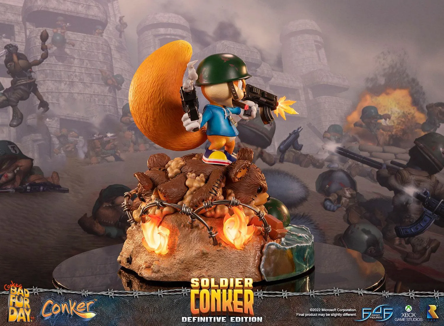 First 4 Figures Conker statueta Soldier Definitive LED