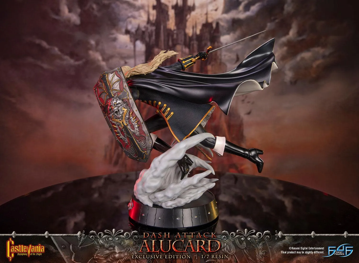 First 4 Figures Castlevania Alucard Dash Attack statueta scut