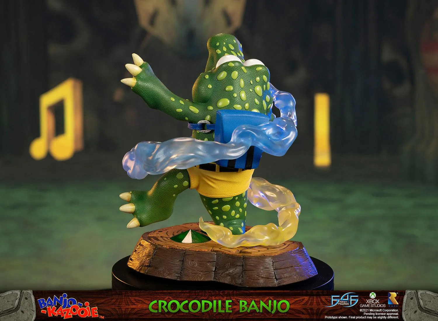 First 4 Figures Banjo-Kazooie Crocodile Banjo statueta rasina