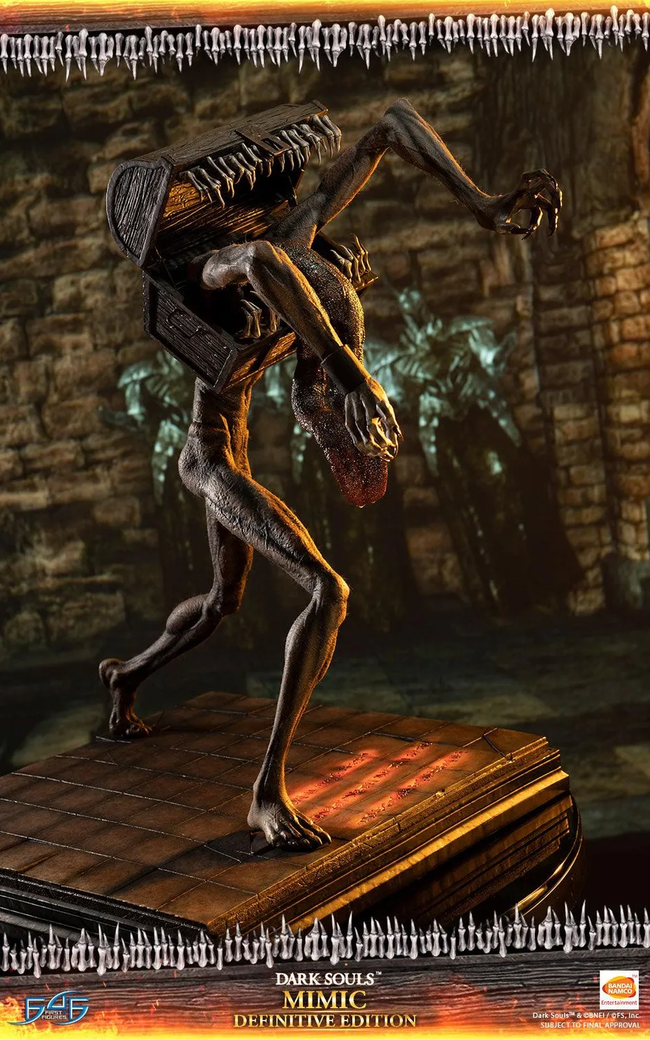 First 4 Figures Mimic Definitive statuie rășină LED
