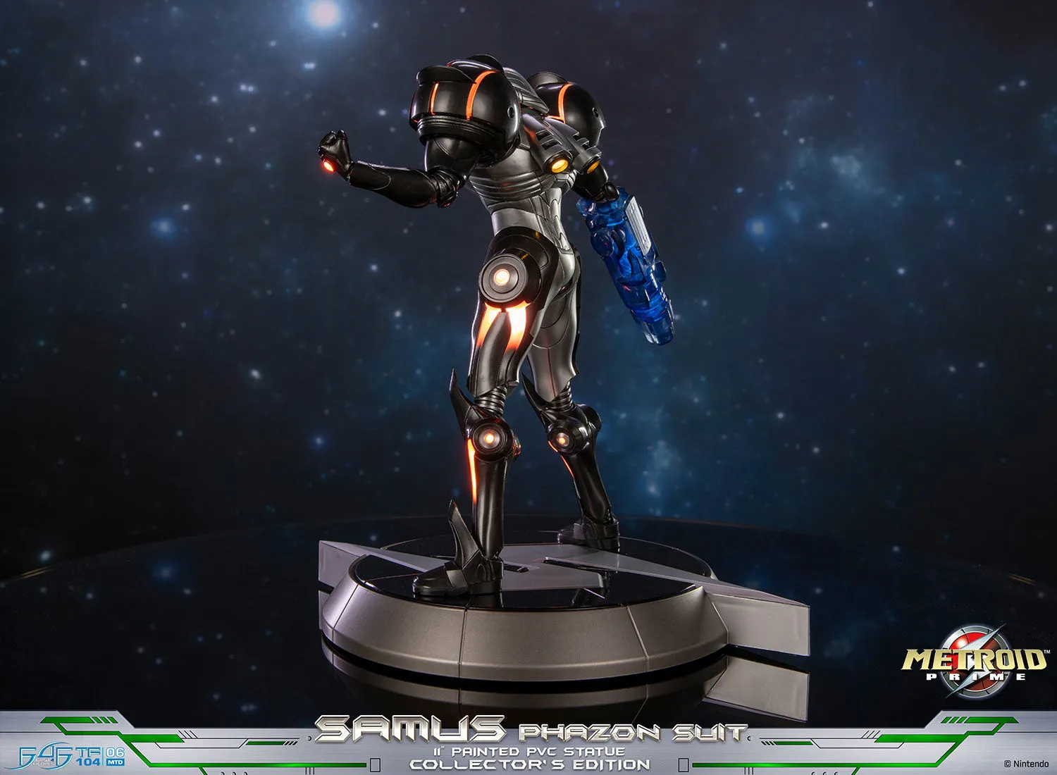 First 4 Figures Metroid Prime Samus Phazon Suit figurină Collector LED