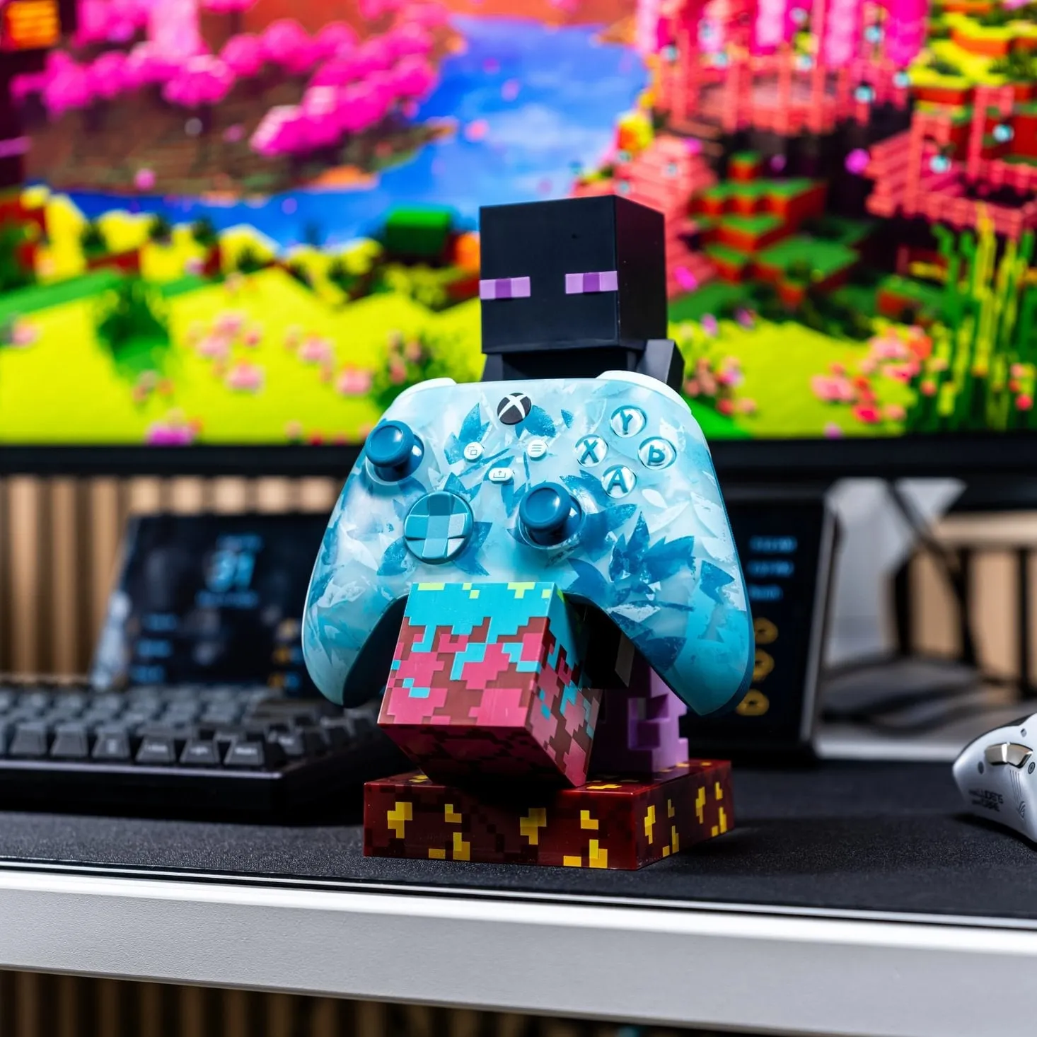 Exquisite Gaming Cable Guys Enderman Nether suport Minecraft