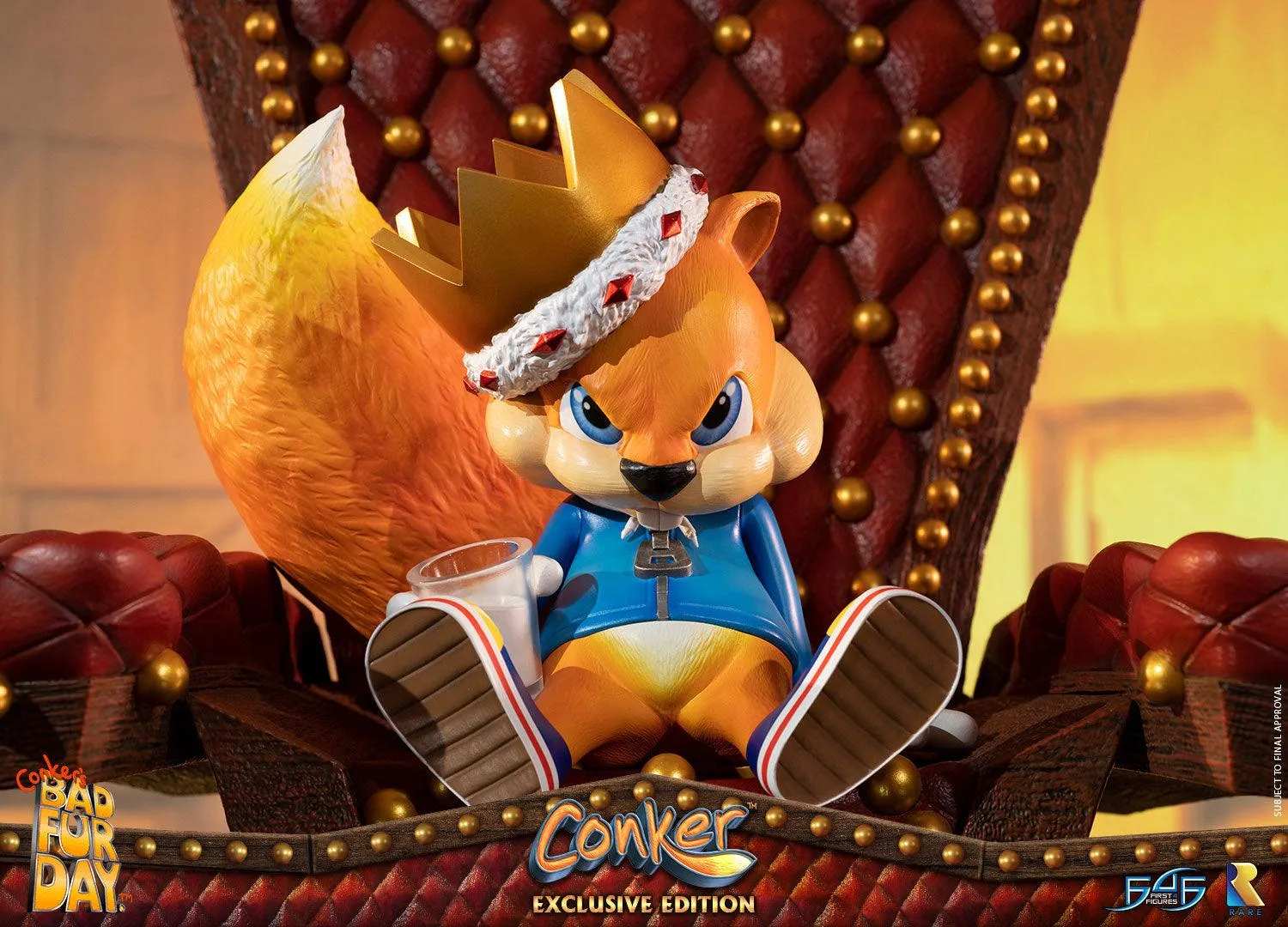First 4 Figures Conker Bad Fur Day statuetă Exclusive rășină