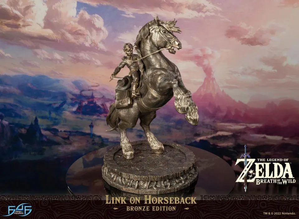 First 4 Figures Zelda Link on Horseback statuetă bronz