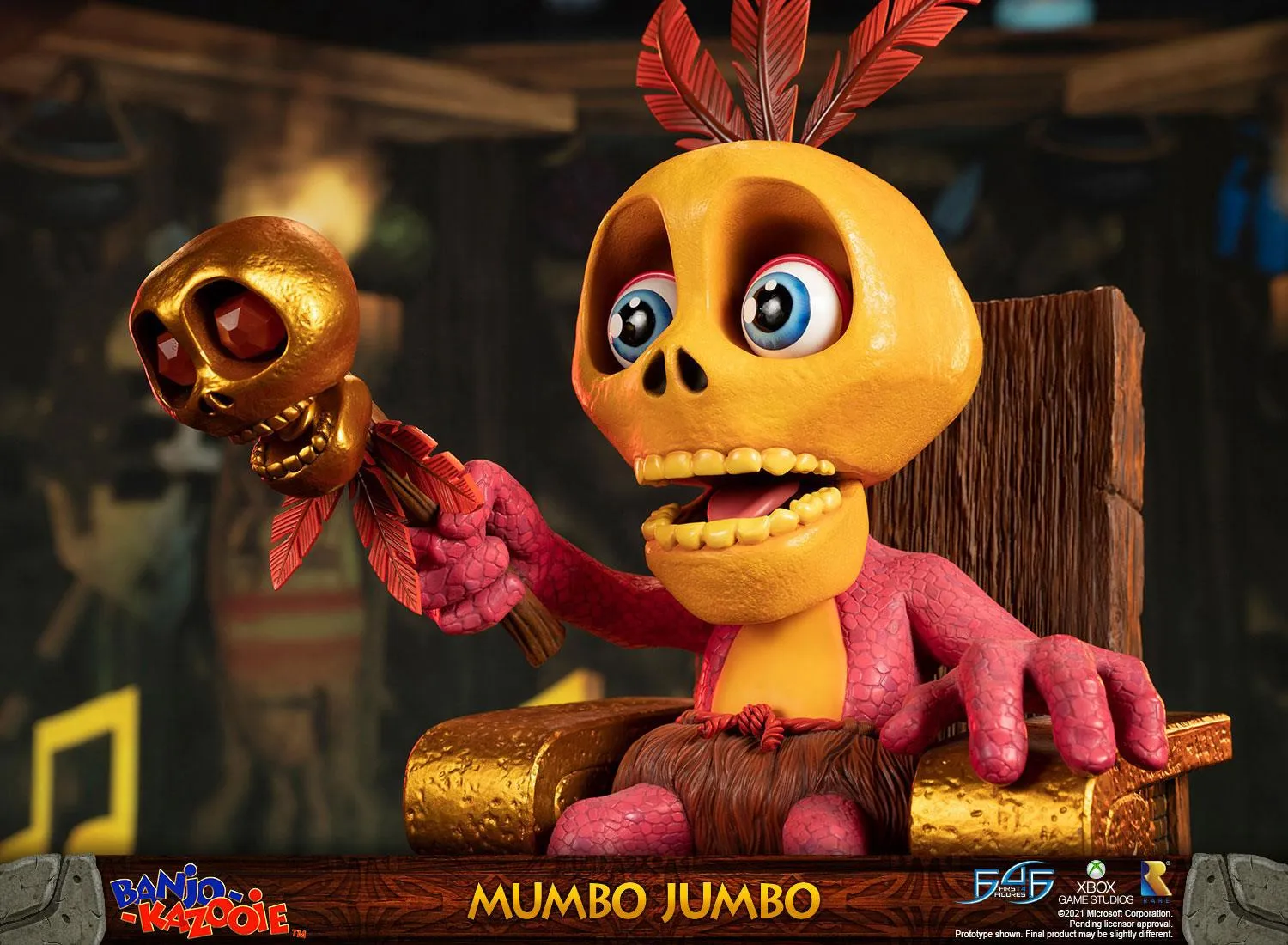 First 4 Figures Banjo-Kazooie Mumbo Jumbo statueta Standard rasina