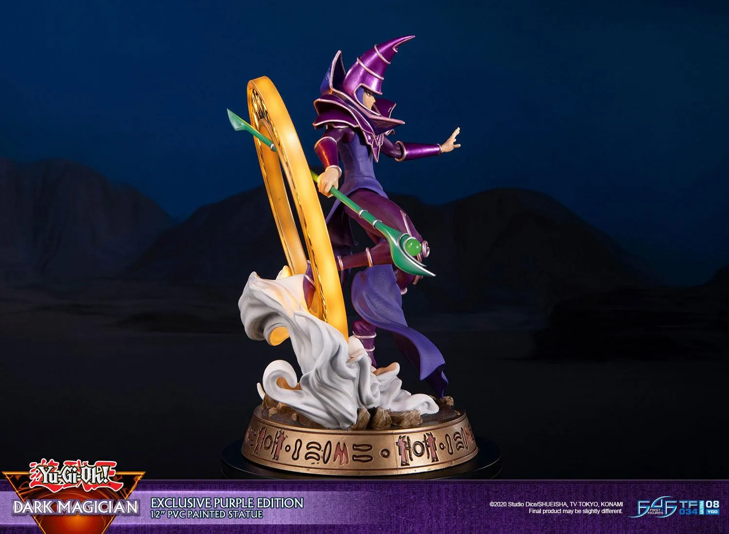 First 4 Figures Yu-Gi-Oh Dark Magician statueta PVC Purple Exclusive