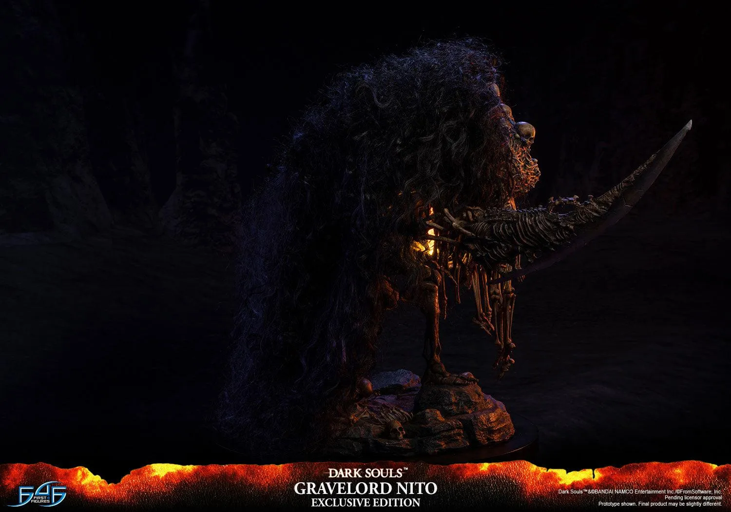 First 4 Figures Dark Souls Gravelord Nito statueta Exclusive LED