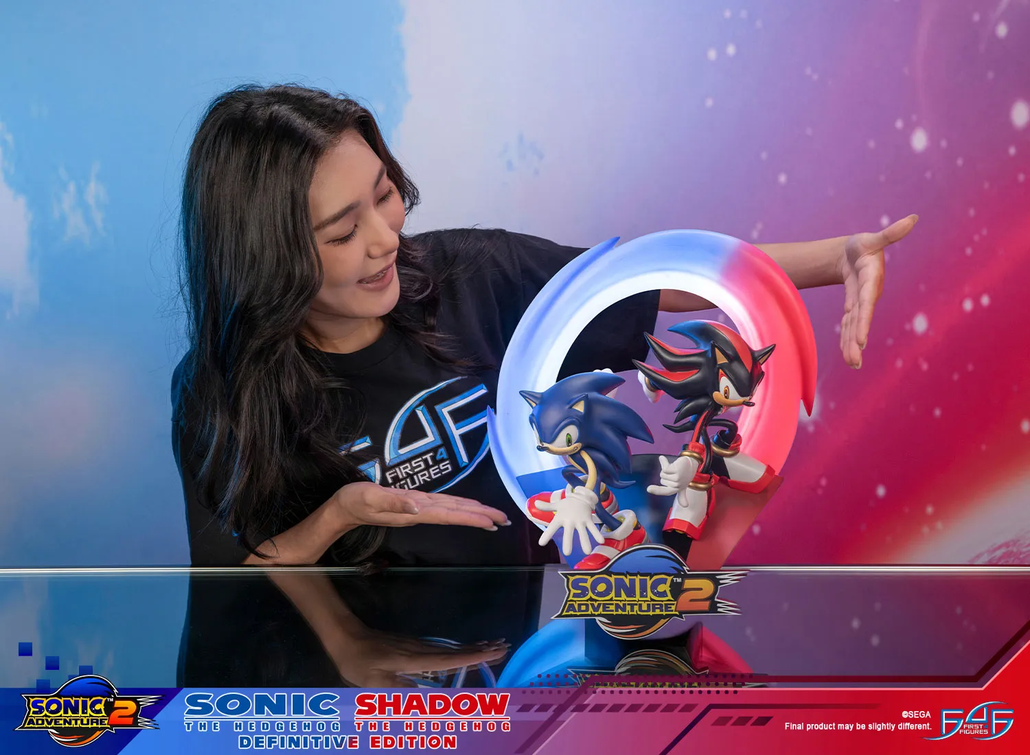 First 4 Figures Sonic Adventure 2 Sonic Shadow statuetă Definitive