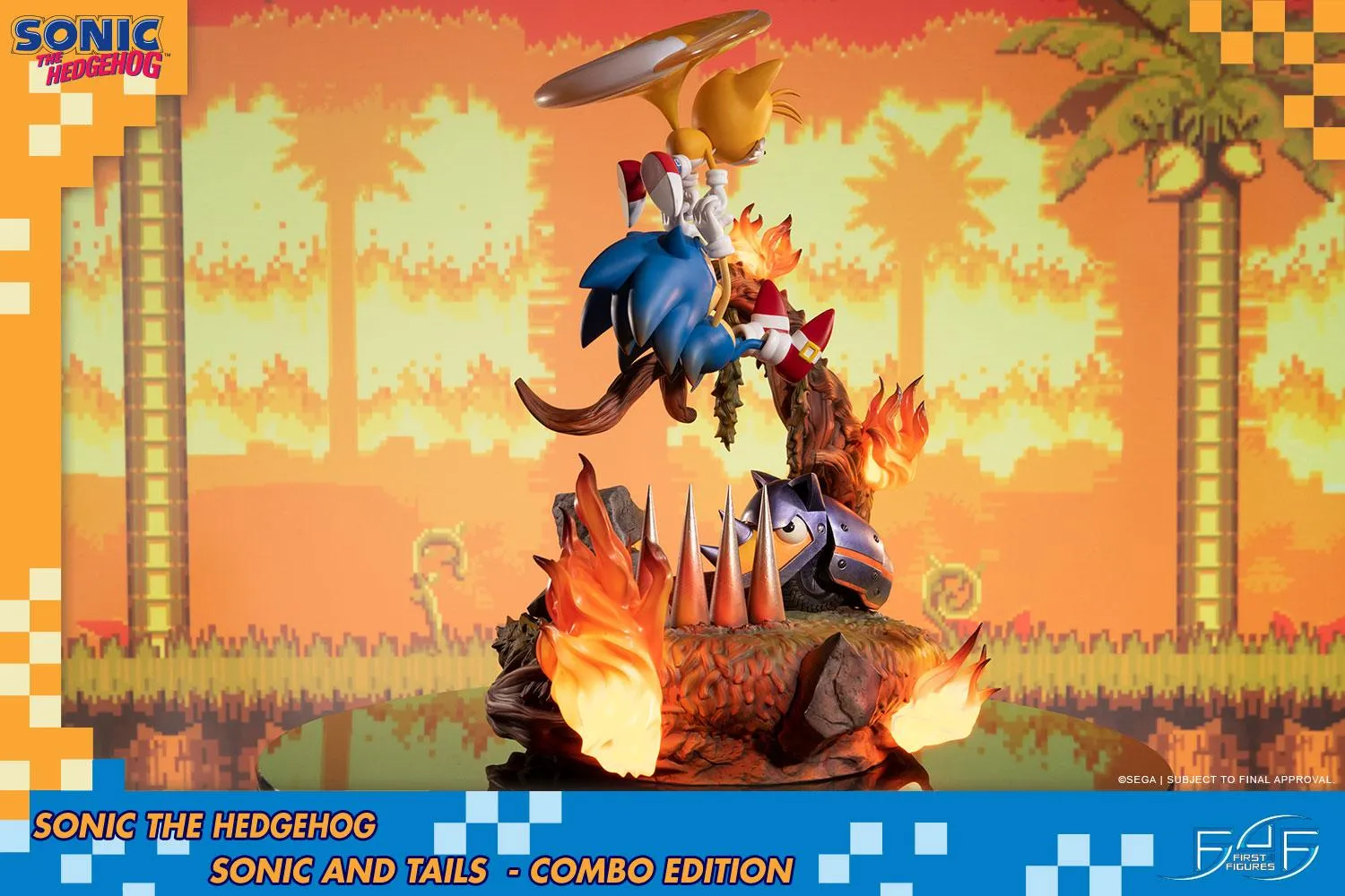First 4 Figures Sonic Tails Combo statueta diorama Rasinata