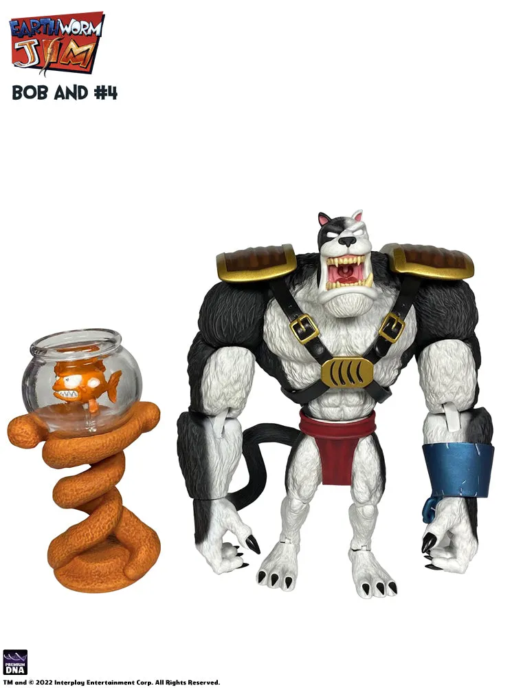 Premium DNA Toys Earthworm Jim Bob #4 figurina articulata 18cm