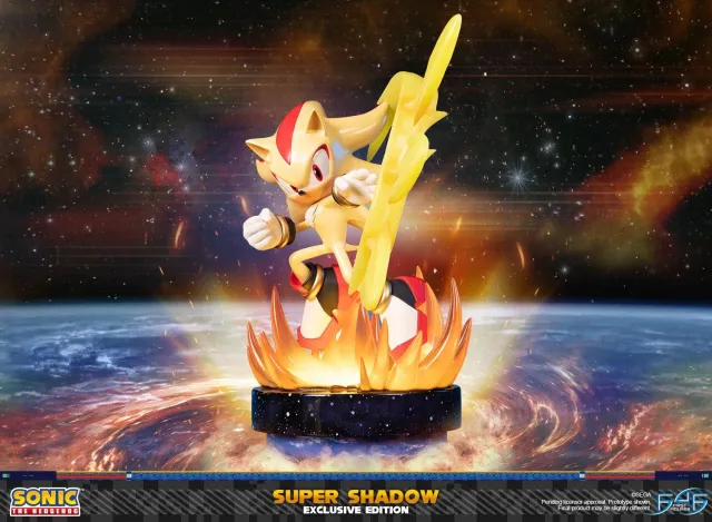 First 4 Figures Sonic Super Shadow Exclusive statuetă LED