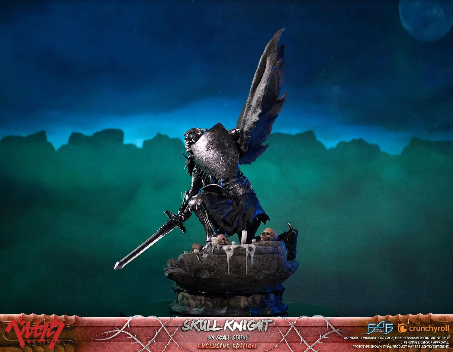 First 4 Figures Berserk Skull Knight statueta rasina Exclusive LED